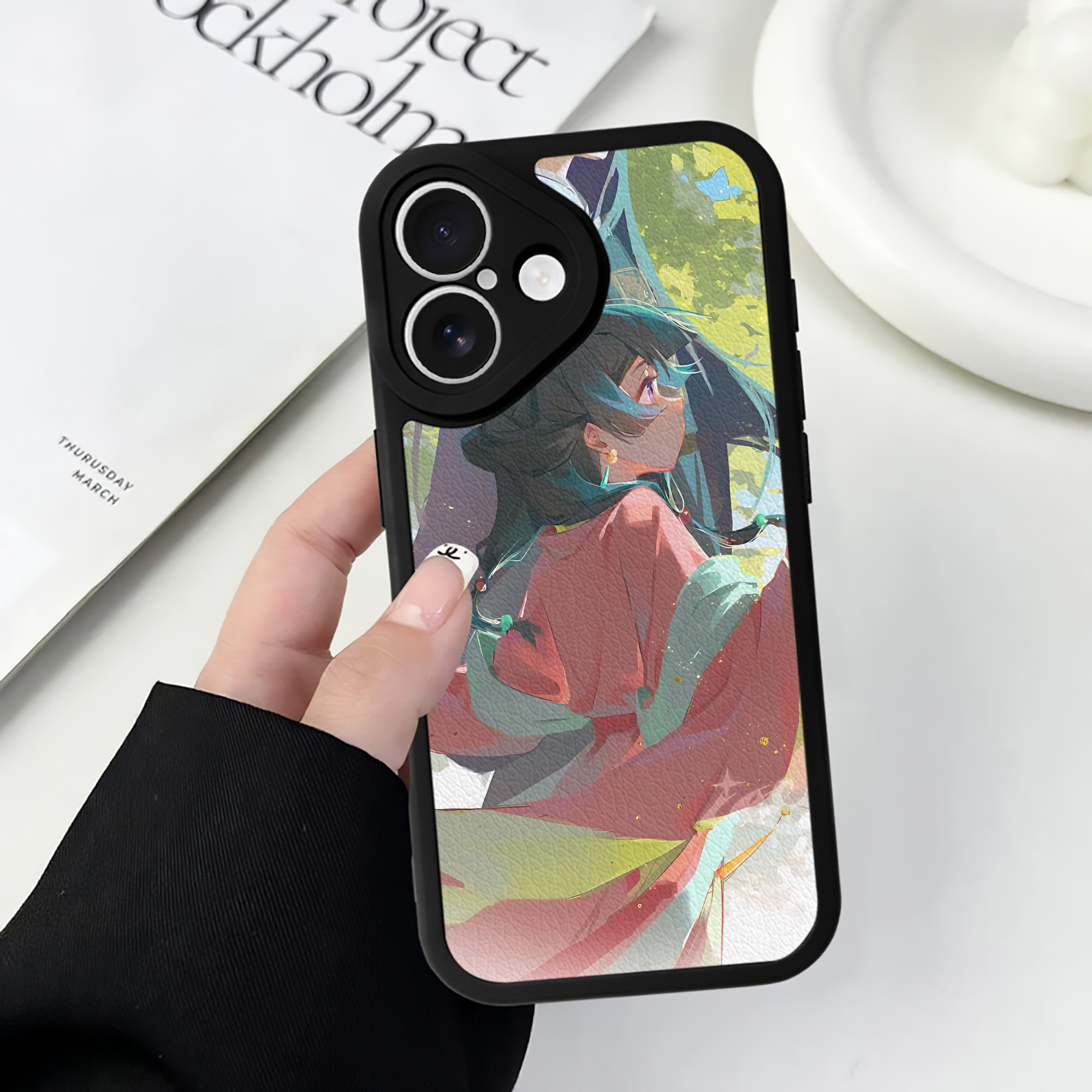 薬屋のひとりごと The Apothecary Diaries 【iPhone 16シリーズ対応】シリコンスマホケース（レザー調） 材質：シリコン